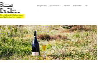Køreklar webshop med drikkevarer (inkl. varelager)