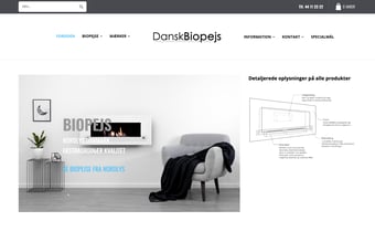 danskbiopejs.dk - Aktiv webshop med dropshipping biopejse
