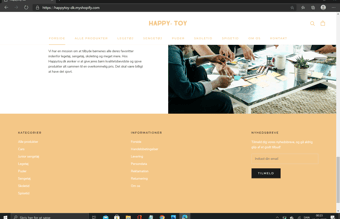 Køreklar børneshop med kvalitets Børnetøj, -sko og Legetøj, på Dropshipping aftale