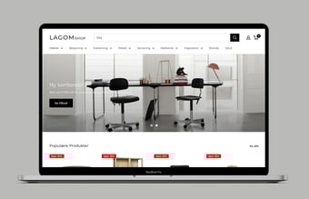 Interiør webshop med god potentiale! - Februar 2021 omsætning = 56,383.55 kr