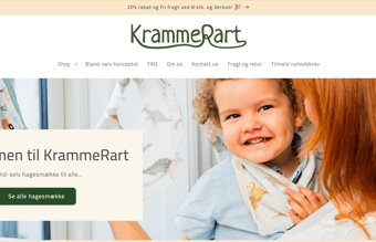 KrammeRart - blandselv hagesmække til børn