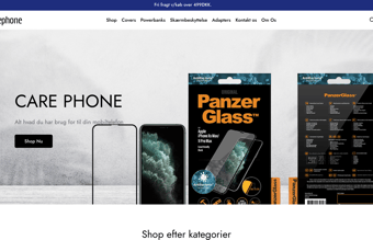 Webshop med salg af mobiltilbehør - START 2022 SOM IVÆRKSÆTTER!