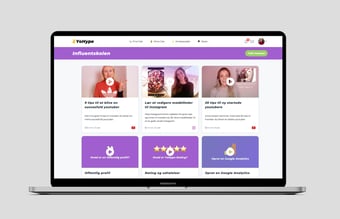 Influencer App/Web-platform med +3.500 brugere