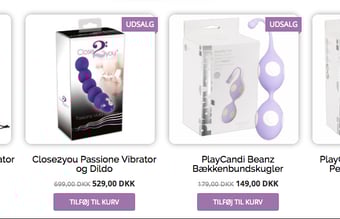 Webshop med god avance indenfor Erotik 
