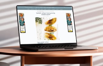 SEO-stærk airfryer opskriftsside med allerede passiv indtjening via AdSense - Over 75.000 organiske besøgende i total