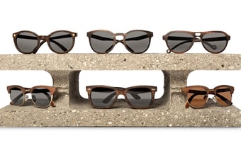 Nystartet Webshop med design solbriller i træ 