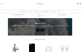 Accessory webshop med trendy produkter
