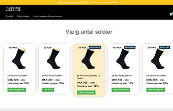 Kvalitetssokker.dk - masser af organisk salg og gode positioner i Google