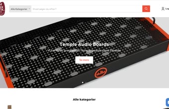 Vækstende E-shop med musik instrumenter udbydes til salg - dækningsgrad på: 111,95%