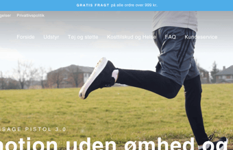 Kørerklar webshop med salg af bla. den populære massage pistol