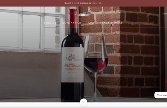 Klargjort Dropshipping Webshop med salg af Vinudstyr 