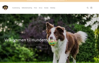 Hundetrænings virksomhed til salg med stort potentiale 