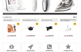 Salg af kendt webshop