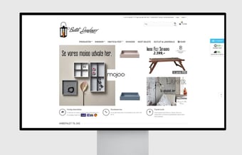 Webshop med brugskunst og designprodukter - Organisk trafik 27,93% - Overskud før skat: 170.000 DKK