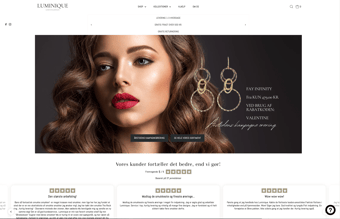 Eksklusiv webshop smykkebutik til salg – LUMINIQUE