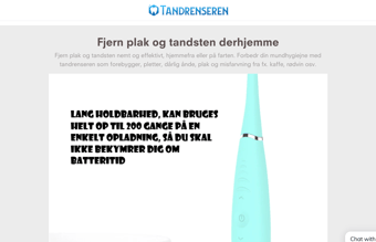 Køreklar dropshipping webshop Tandrenseren.dk