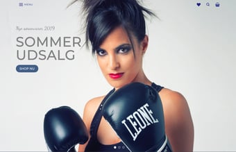 Webshop med salg af karate udstyr - Omsætning 50.000 kr. 