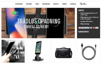 Velfungerende website med et stærkt brand og sund omsætning på 900.000 DKK i 2017 og 700.000 DKK i 2018