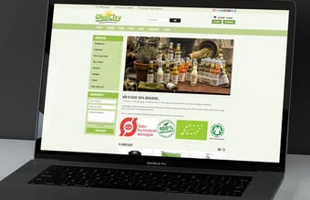 (webshop lukkes 28/2 - bud modtages) 100% økologisk Webshop til salg. Sidste chance for bud er d. 31/5
