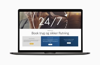flyttefirma247.dk - Salg af hjemmeside med booking af flyttehjælp til både privat og erhverv