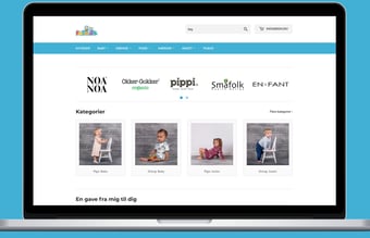 Webshop med salg af børnetøj i alderen 0-8 år. - Omsætning: 130.000 kr. i 2018 - Varelager medfølger.