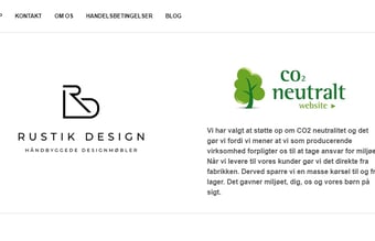 Dropshipping webshop med Danske Designmøbler - rustikdesign.dk 