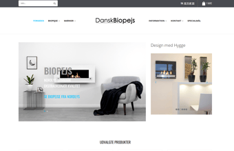 Dropshipping webshop med salg af danske biopejse