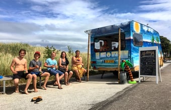 Salg af certificeret fødevarevogn med fedt artwork - Omsætning på 117.500kr i 2018 på 6 uger.