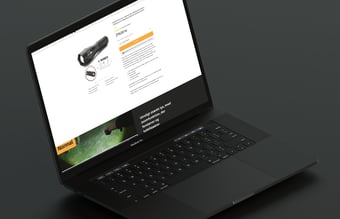Smart one-page webshop med et høj avance produkt 