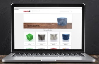 Magnetica.dk -  Niche webshop med salg af magnet legetøj - Omsat for ca 10.500kr. siden December