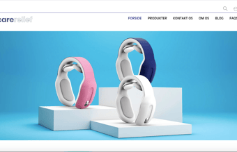 Carerelief.dk - Unik webshop med dropshipping af niche produktet Neck Massage 