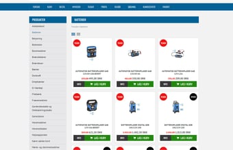 Webshop med dropshipping til salg indenfor værkstedsinventar 2 webshop Danmark og Sverige  - Overskud: 800000 kr - Eksisteret i 10 år