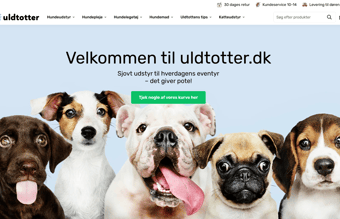 Nøgleklar webshop til salg