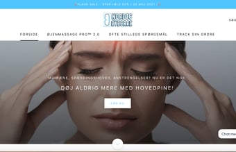 Dropship Webshop med salg af Øjenmassager