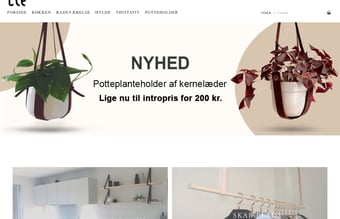 cledesign.dk - lille Interiør webshop med 8 forhandlere i Danmark og én lille en i Holland