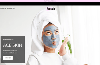 Køreklar dropshipping Webshop med salg af skincare produkter/redskaber
