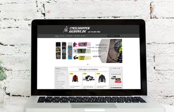 Cykelshoppenaalborg.dk - Webshop indtjeningen på de forskellige produkter ligger på mellem 10-50%