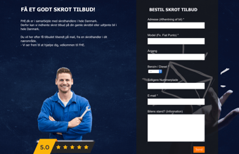 FHE.dk - Ny igangværende skrot hjemmeside med oplysninger fra skrot biler 