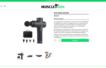 Unik webshop med salg af massageprodukt