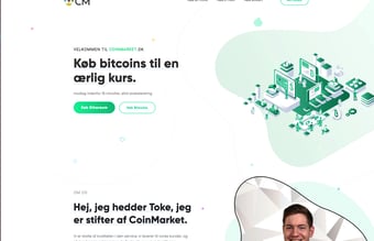 Coinmarket.dk Krypto coin børs omsat for 5 millioner på blot få måneder
