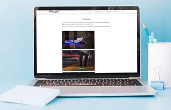 Wawo.dk -  Webshop med omsætning til salg. Shoppen sælger sneakers med LED lys i sålen, og er 100% selvkørende.  