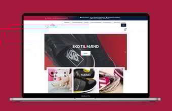 Webshop - sko, tasker og accessories - Varer importes direkte fra leverandør - Dropshipping