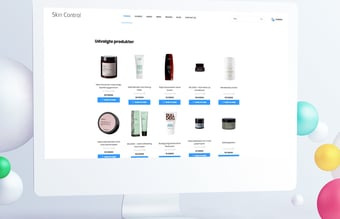 Starter webshop indenfor Hudpleje produkter til salg - skincontrol.dk - Wordpress