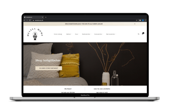 Webshop med lækkert boligtilbehør