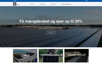 Dropshipping webshop med salg af solceller i høj kvalitet 