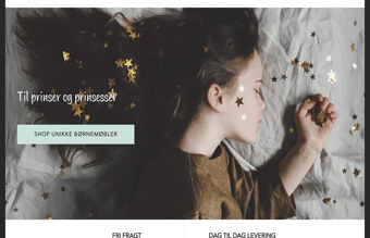 Køreklar webshop med moderne børnemøbler / leverandør i EU