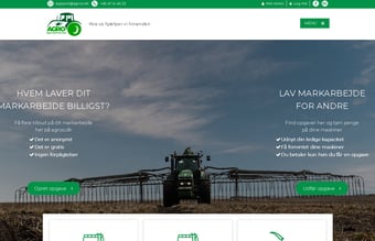 Agroo.dk - Færdigudviklet webplatform til licitationssalg af ydelser/produkter