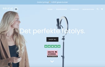DK's førende Ring Light webshop. +3.5 mio. kr. sidste 12 måneder 