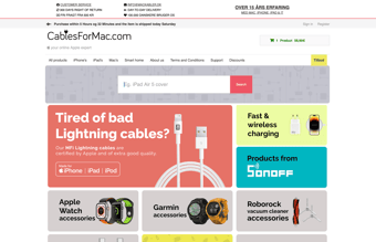 [MacKabler.dk] - 12 år gammel webshop med godt renommé og struktur