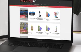 Gaspatroner.dk + Gaspatroner.se med DB på 854.000,- DKK - Stigende omsætning